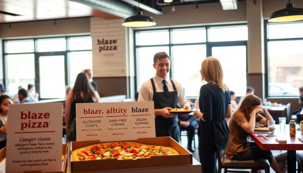 Blaze Pizza allergen-friendly options