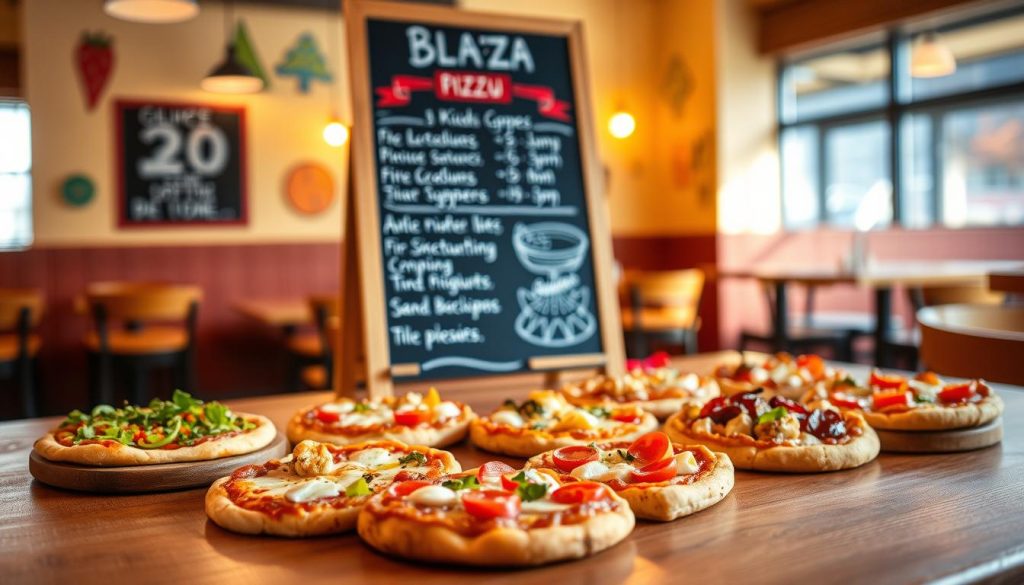Blaze Pizza kids menu