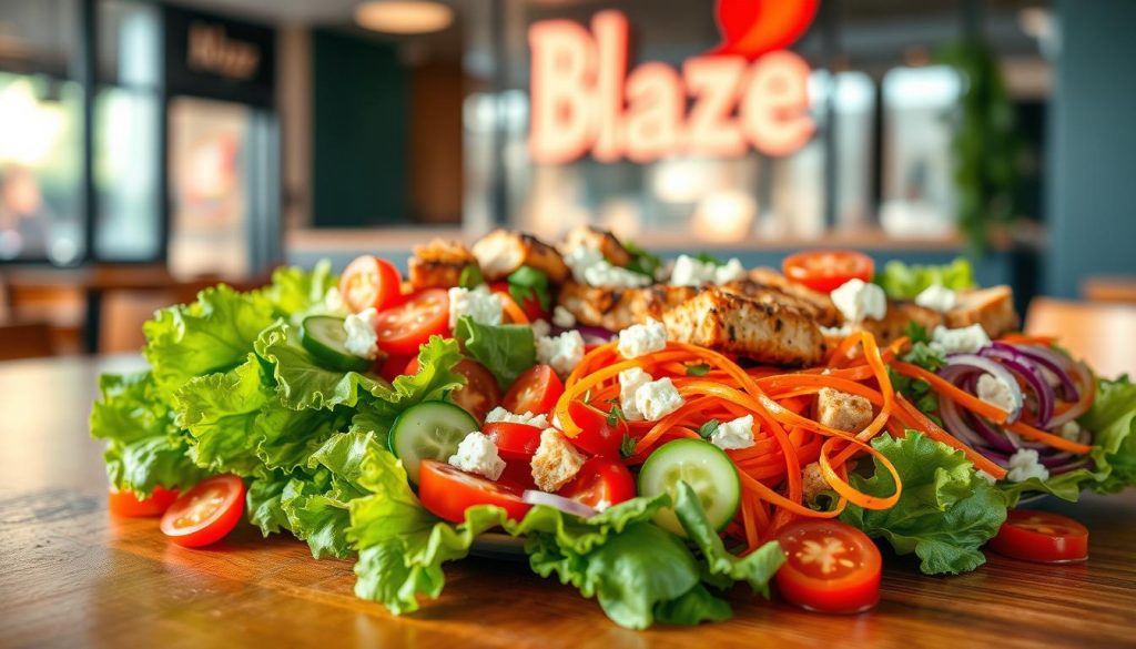 Blaze Pizza salad options