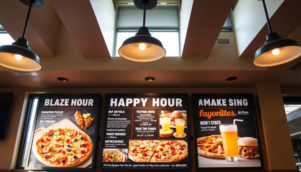 Blaze pizza happy hour menu favorites