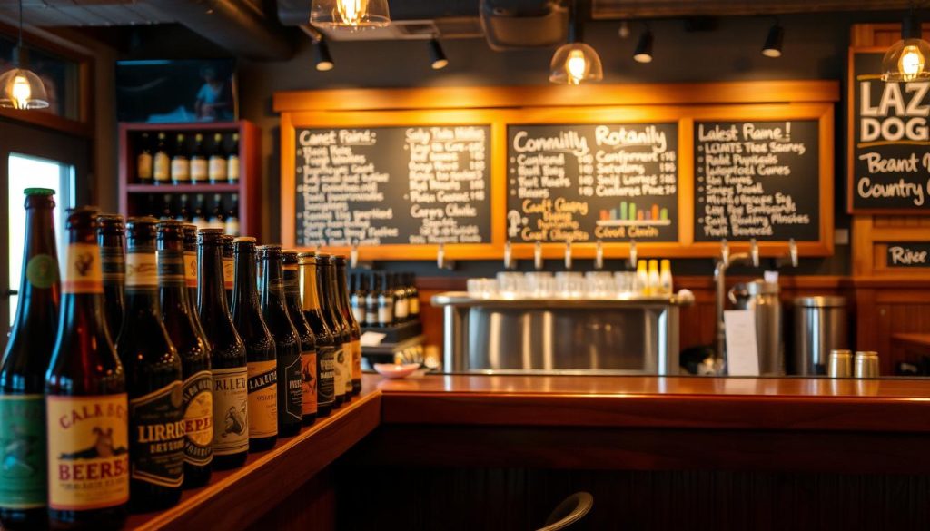 Craft Beer Selection at Lazy Dog Restaurant