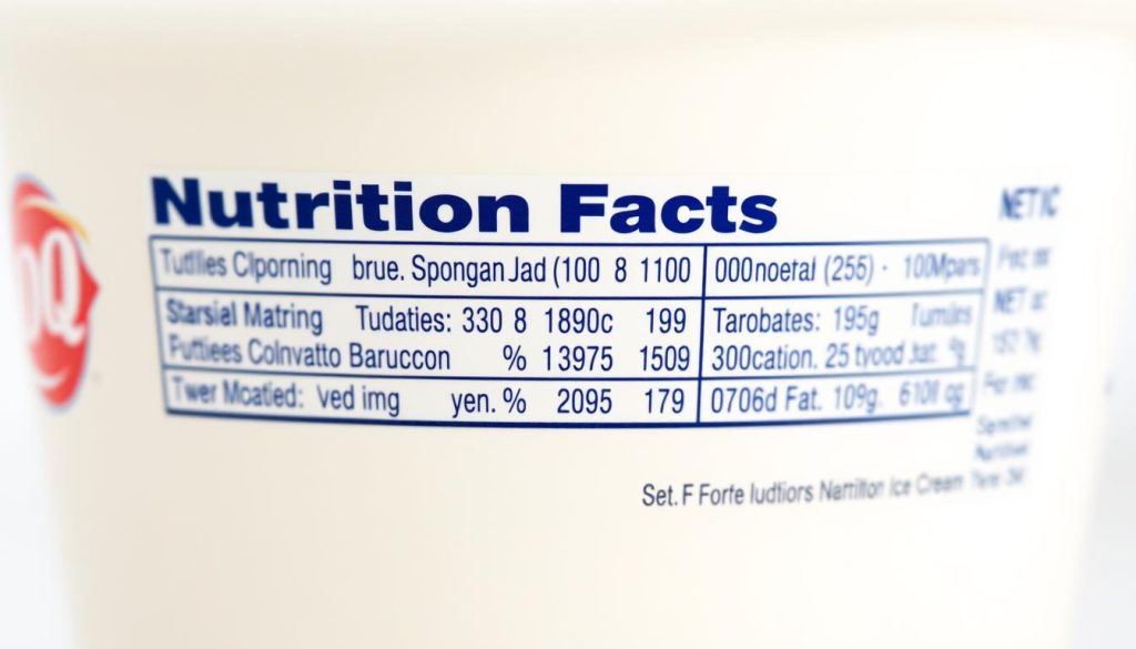 Dairy Queen Ice Cream nutrition facts