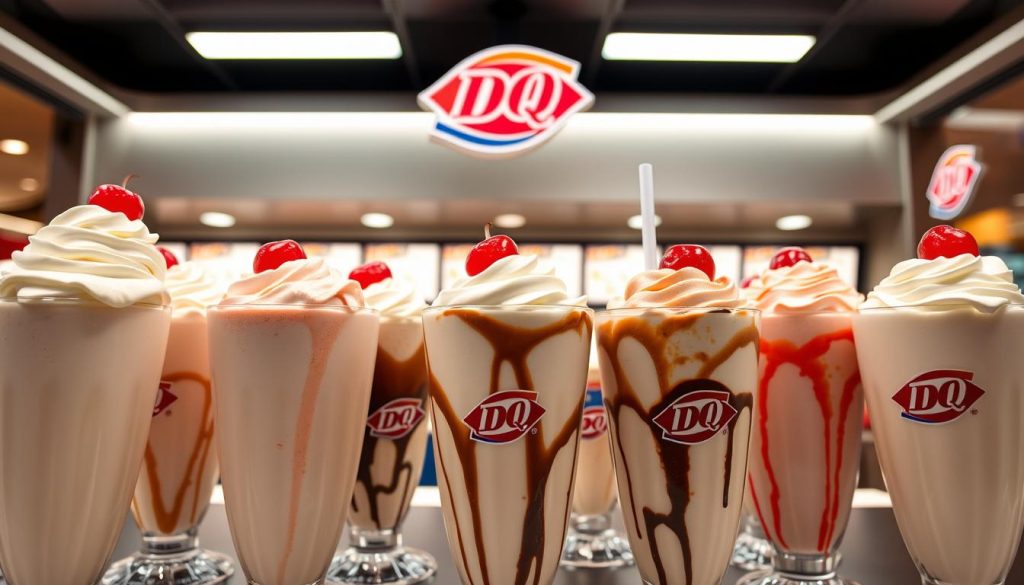 Dairy Queen Milkshakes Menu