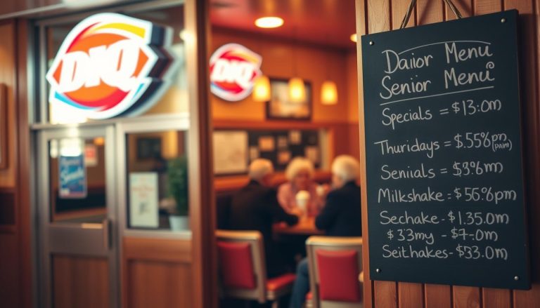 Dairy Queen Senior Menu