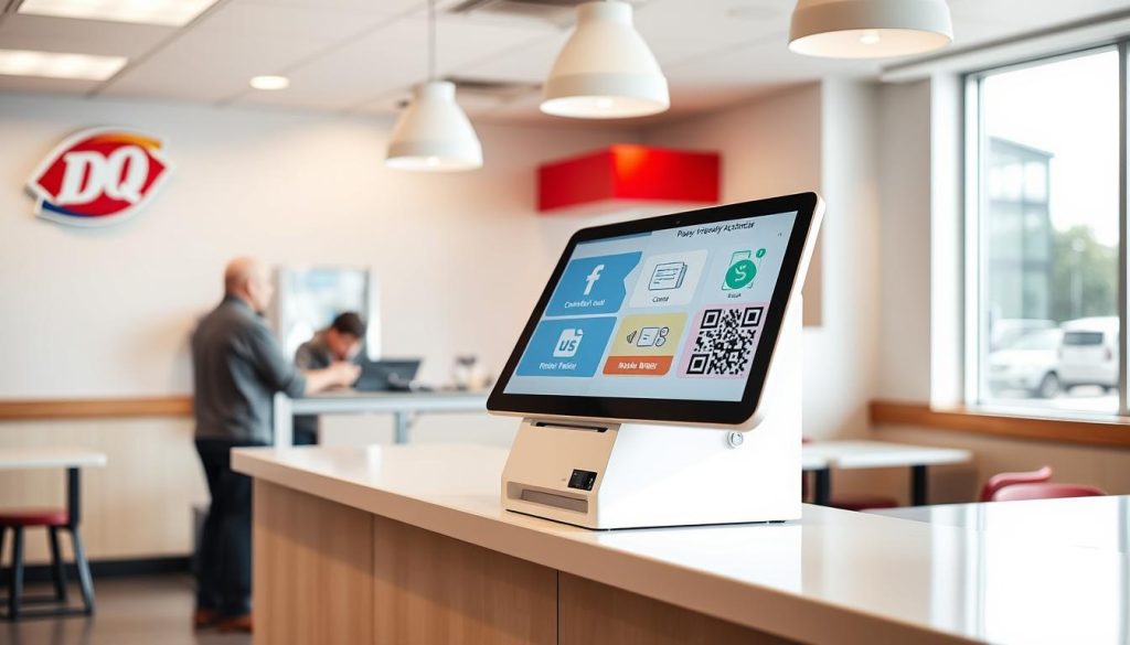 Dairy Queen Senior Menu digital payment options
