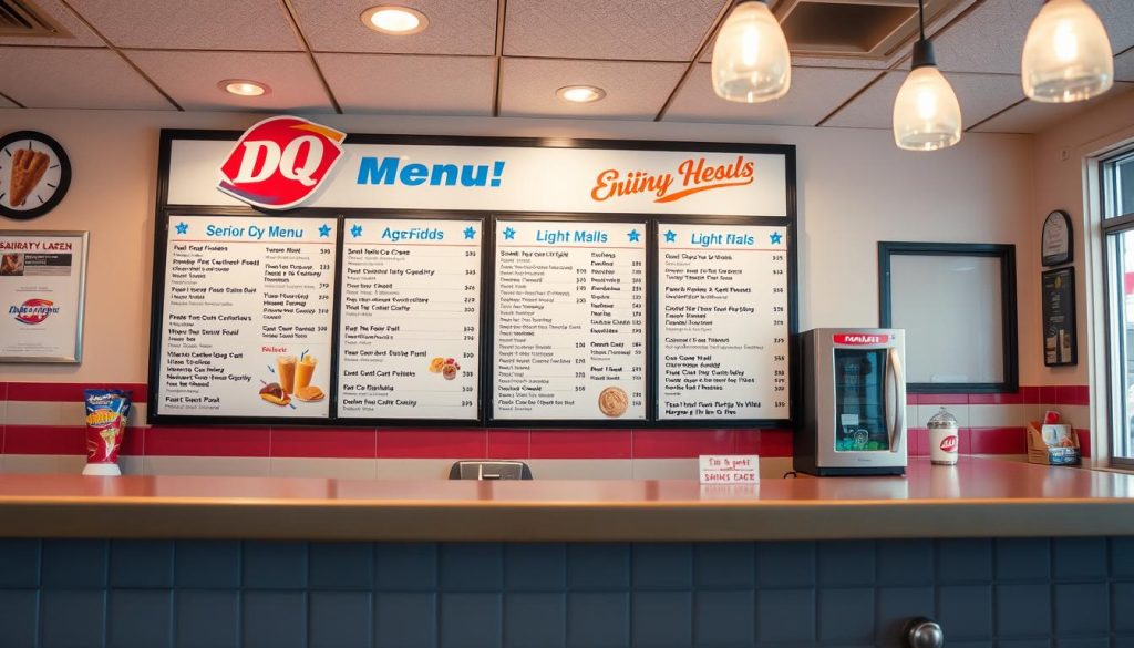 Dairy Queen age-friendly menu options