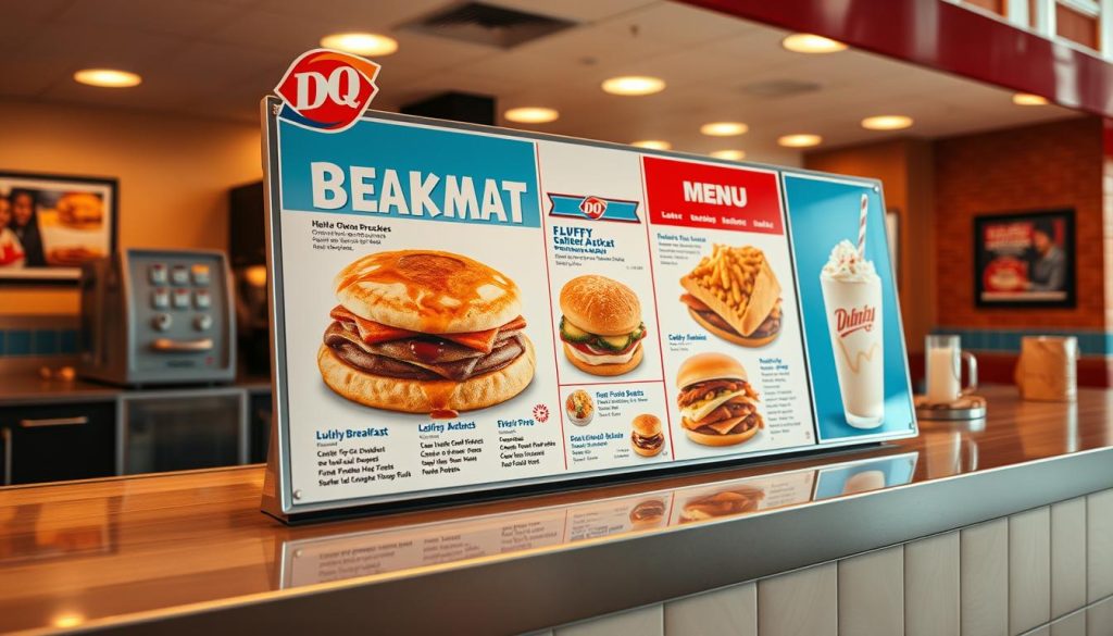 Dairy Queen breakfast menu