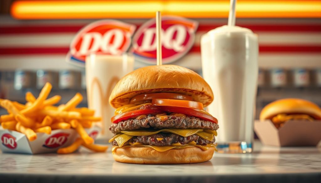 Dairy Queen burger combos