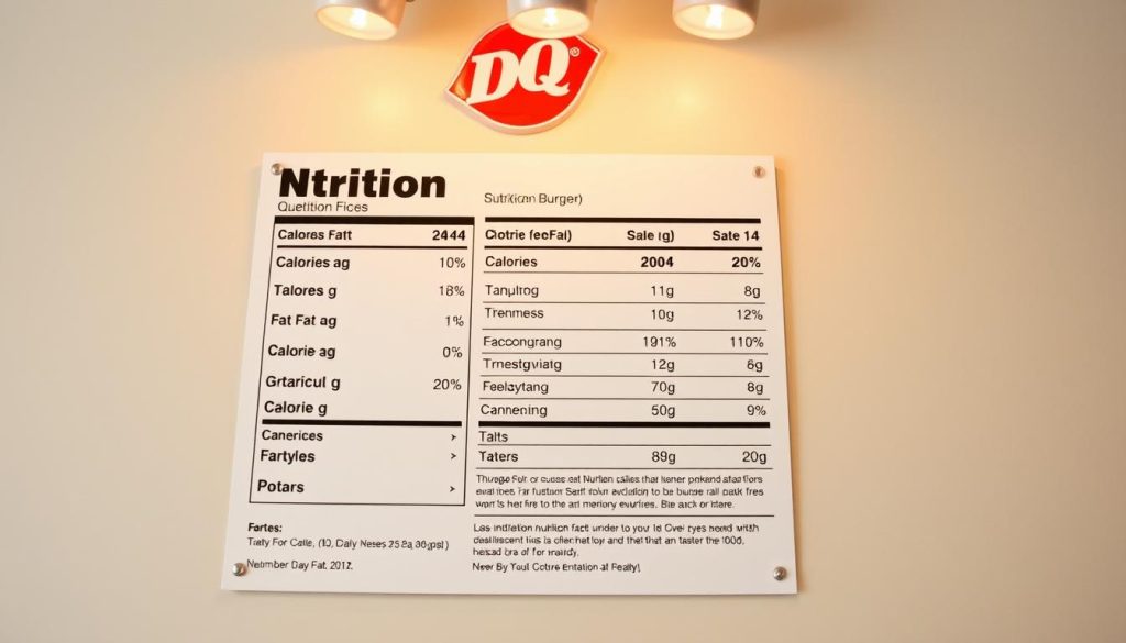 Dairy Queen burger nutrition facts