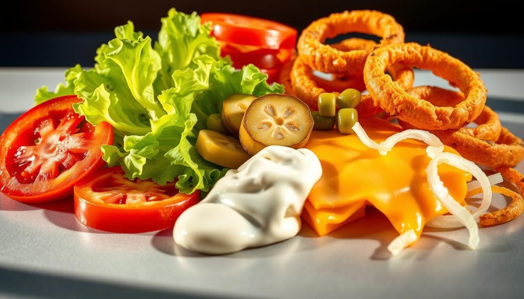 Dairy Queen burger toppings