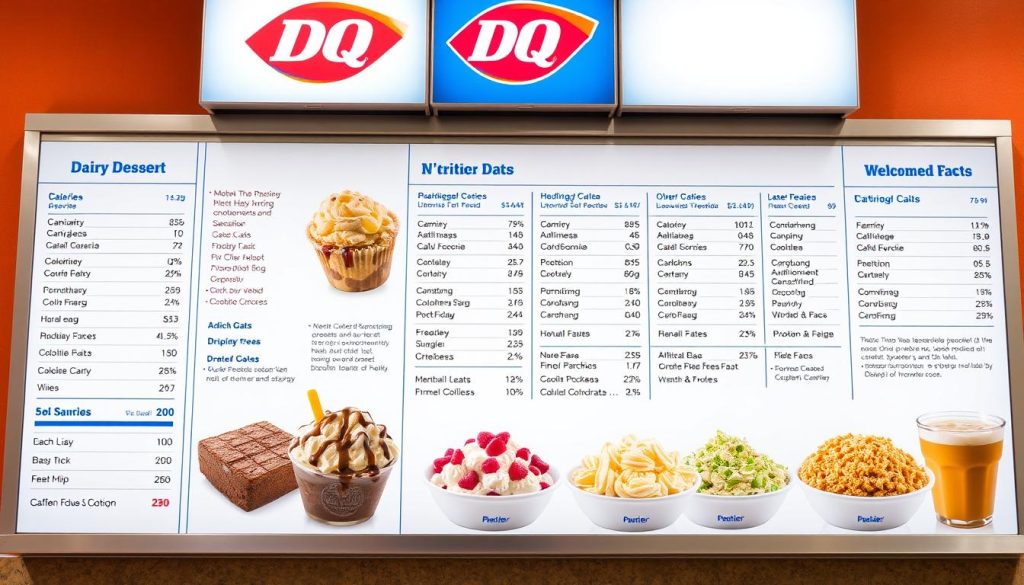 Dairy Queen desserts nutritional information