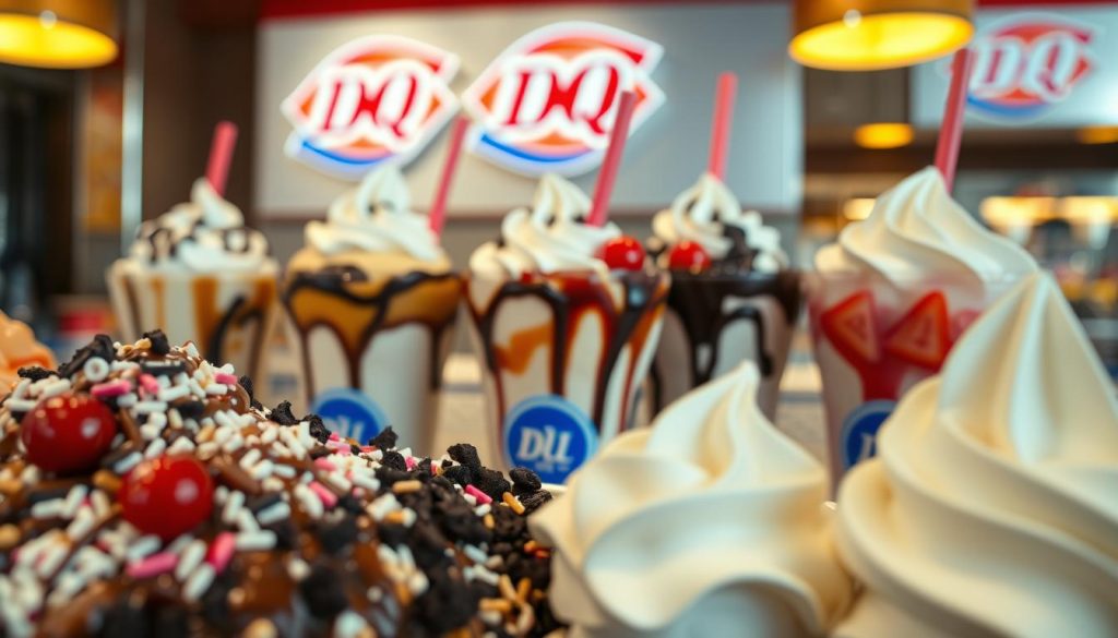 Dairy Queen sundae options