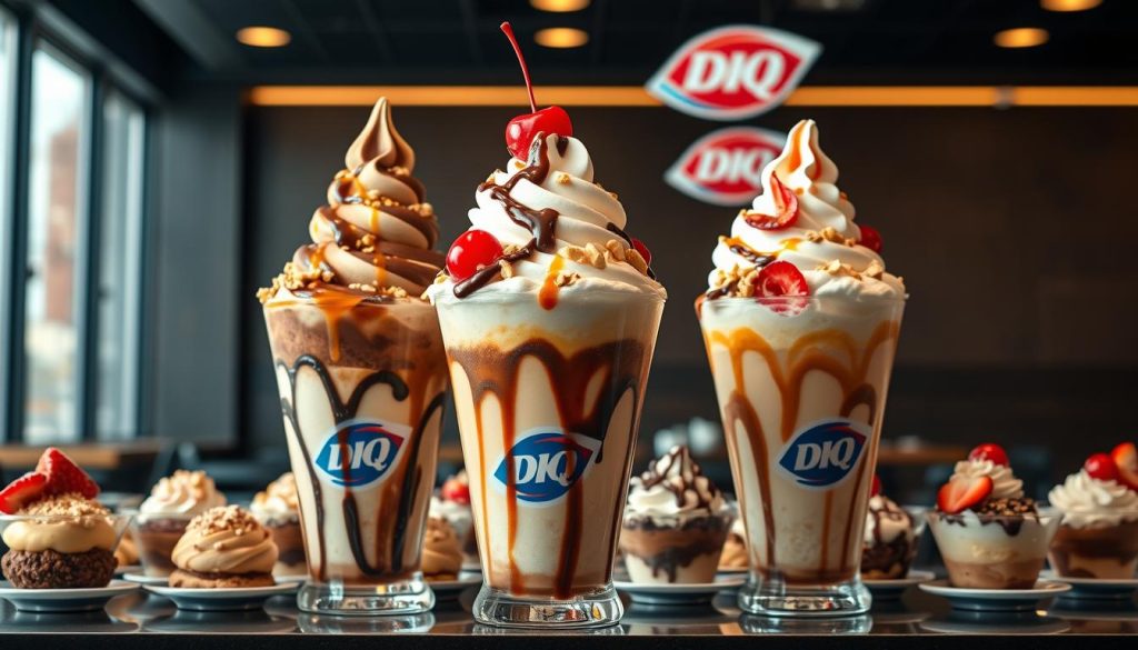 Dairy Queen sundaes