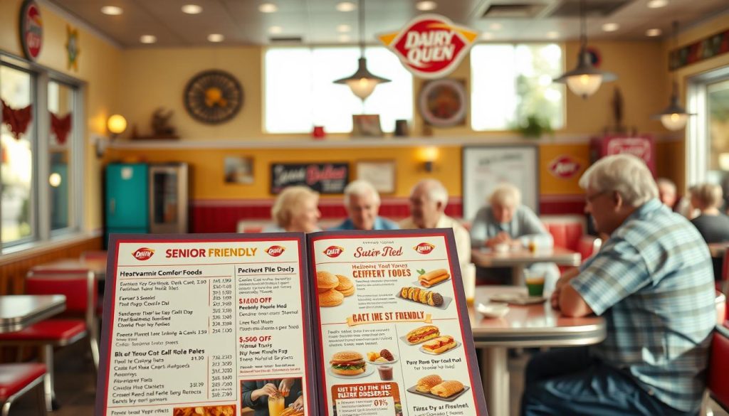 Dairy Queen's age-friendly menu