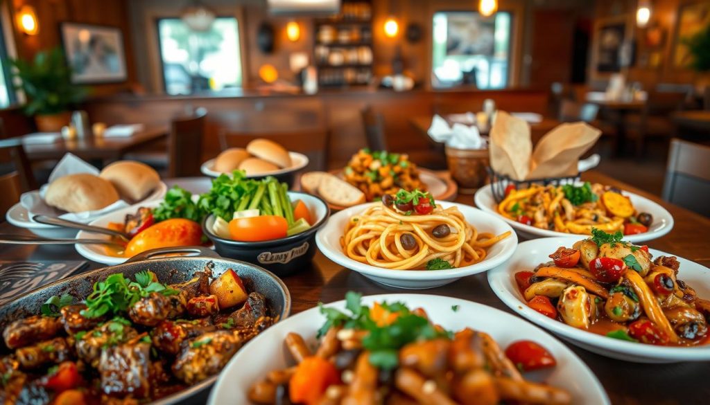 Gluten Free Main Course Dishes at Lazy Dog Restaurant