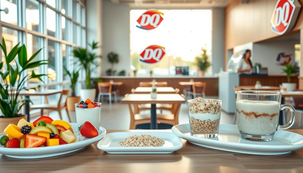 Healthy breakfast options at Dairy Queen