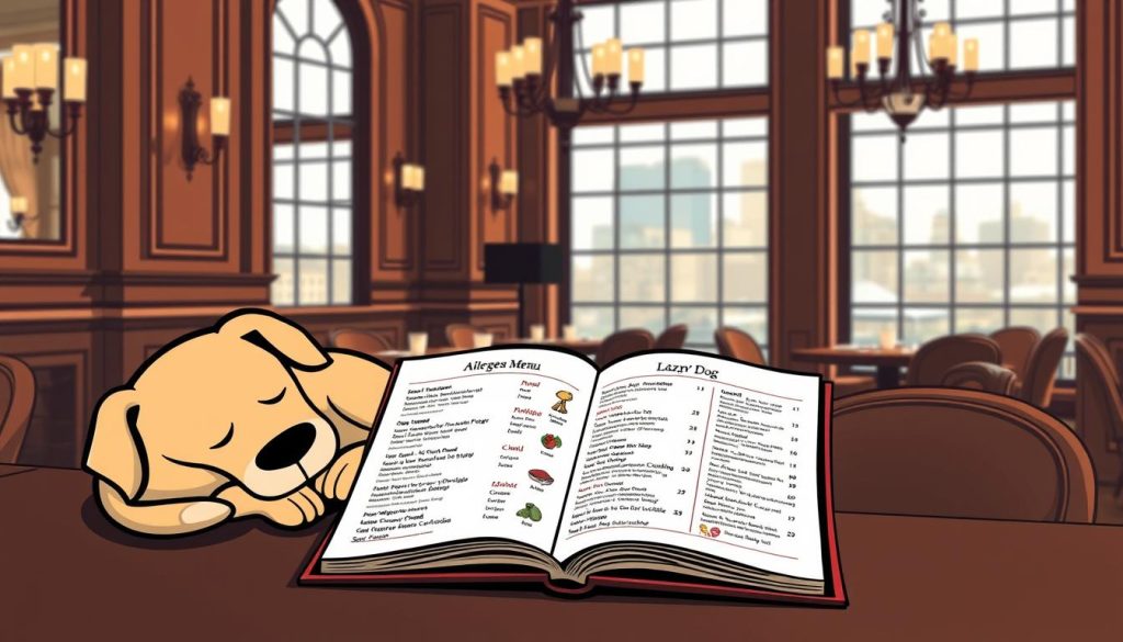 Lazy Dog Allergen Menu Guide