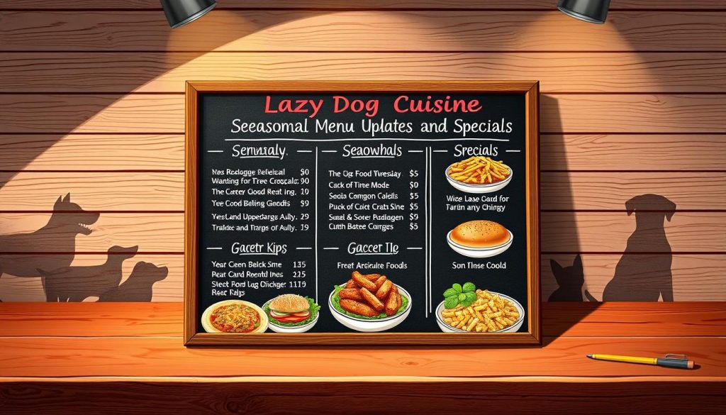 Lazy Dog Cuisine Seasonal Specials