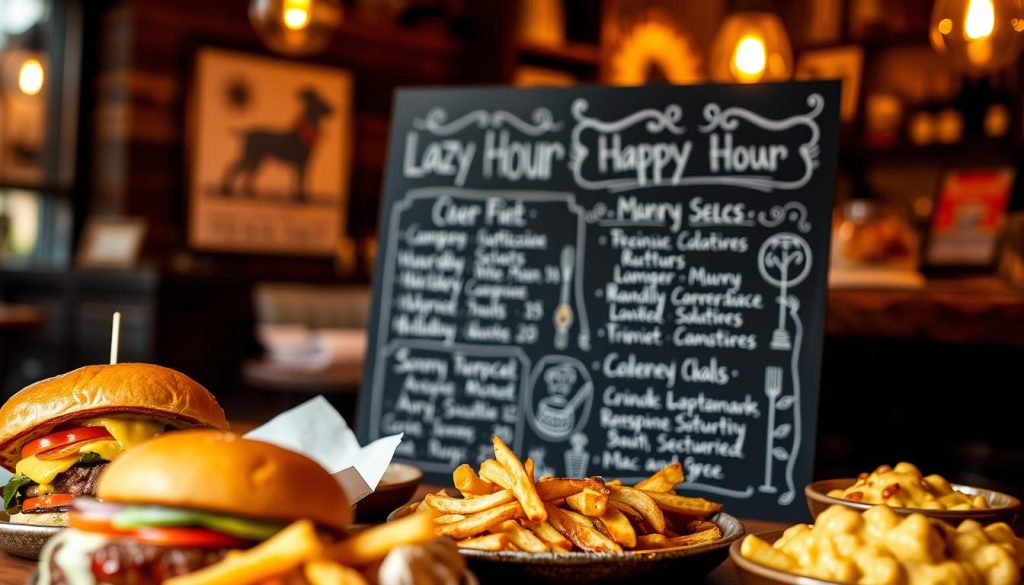 Lazy Dog Happy Hour Food Menu Specials