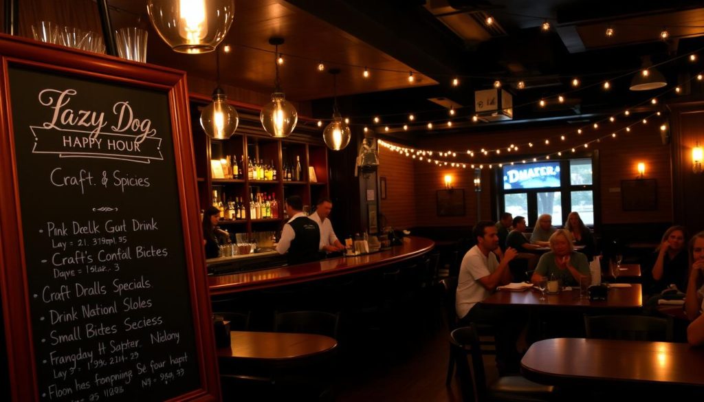 Lazy Dog Happy Hour Menu Specials