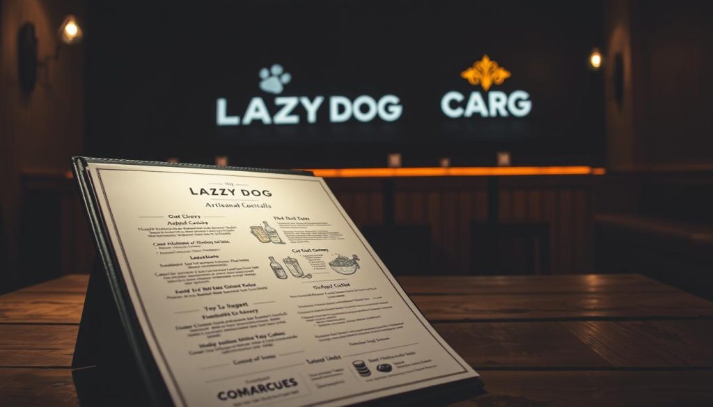 Lazy Dog Restaurant Cocktail Menu