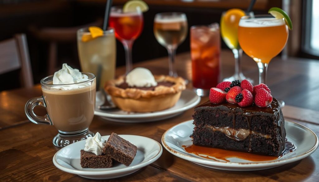 Lazy Dog Restaurant Dessert and Drink Pairings