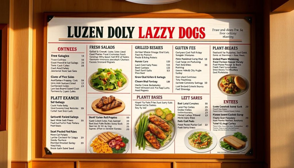 Lazy Dog Restaurant Gluten Free Menu Selections