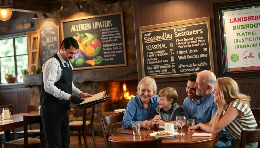 Seasonal Allergen Menu Changes at Lazy Dog Restaurant