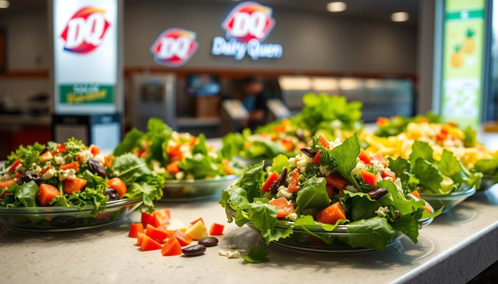Seasonal salads at Dairy Queen