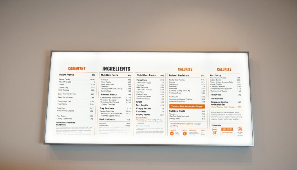 blaze pizza nutritional information