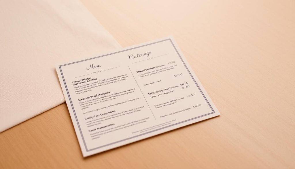 catering menu prices