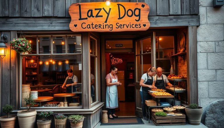 lazy dog catering menu