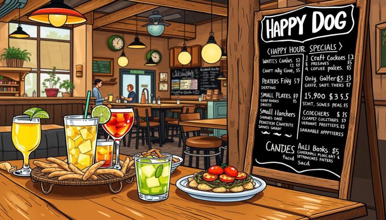 lazy dog happy hour menu