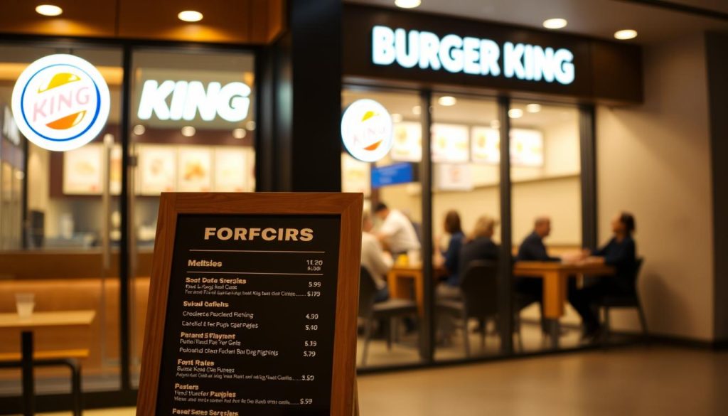 Burger King Pricing Details