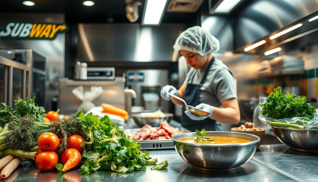 Subway quality ingredients and food safety