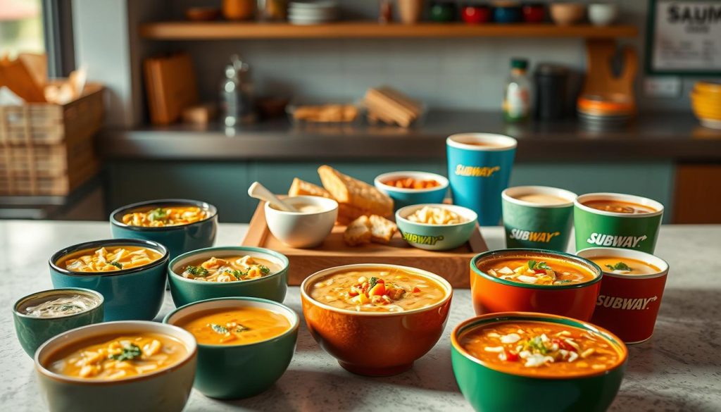 Subway soup varieties and prices