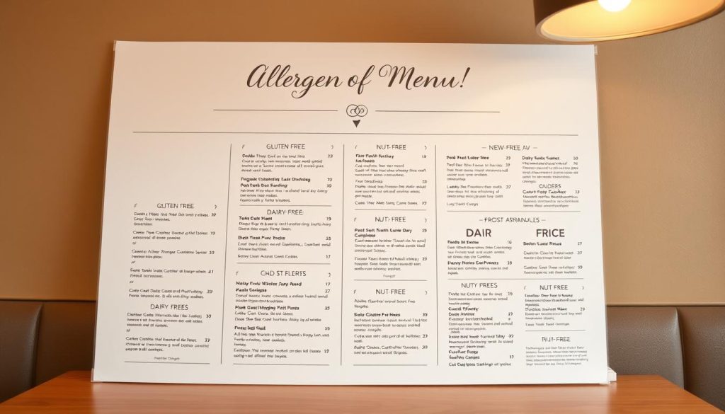 allergen menu