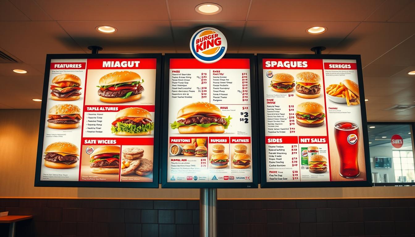 burger king menu nutrition