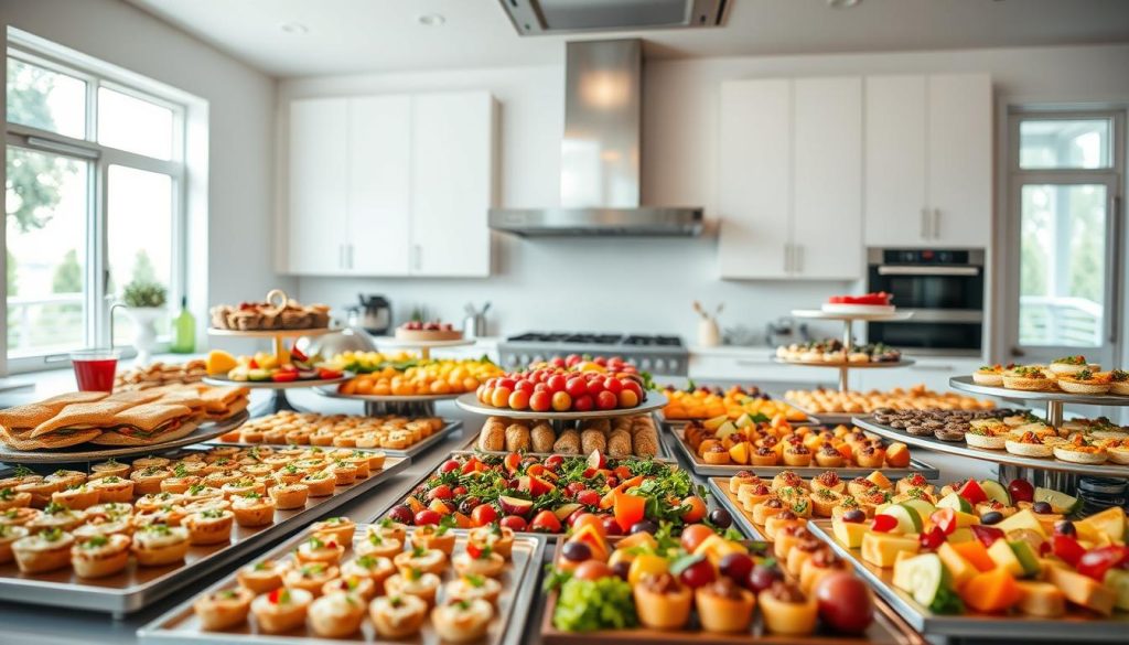 catering platters and party trays