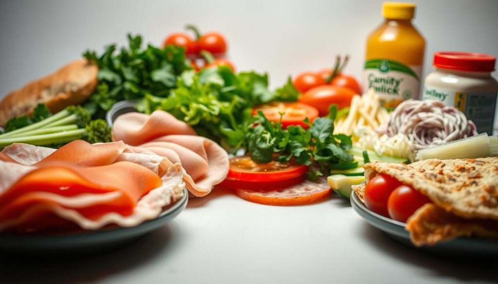 customizable sub ingredients