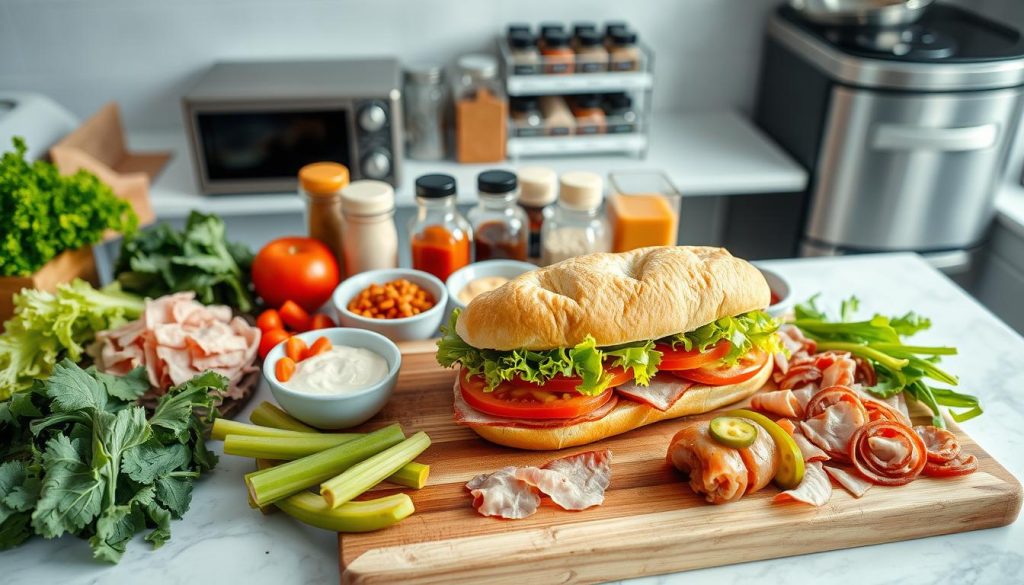 customizing sandwich ingredients