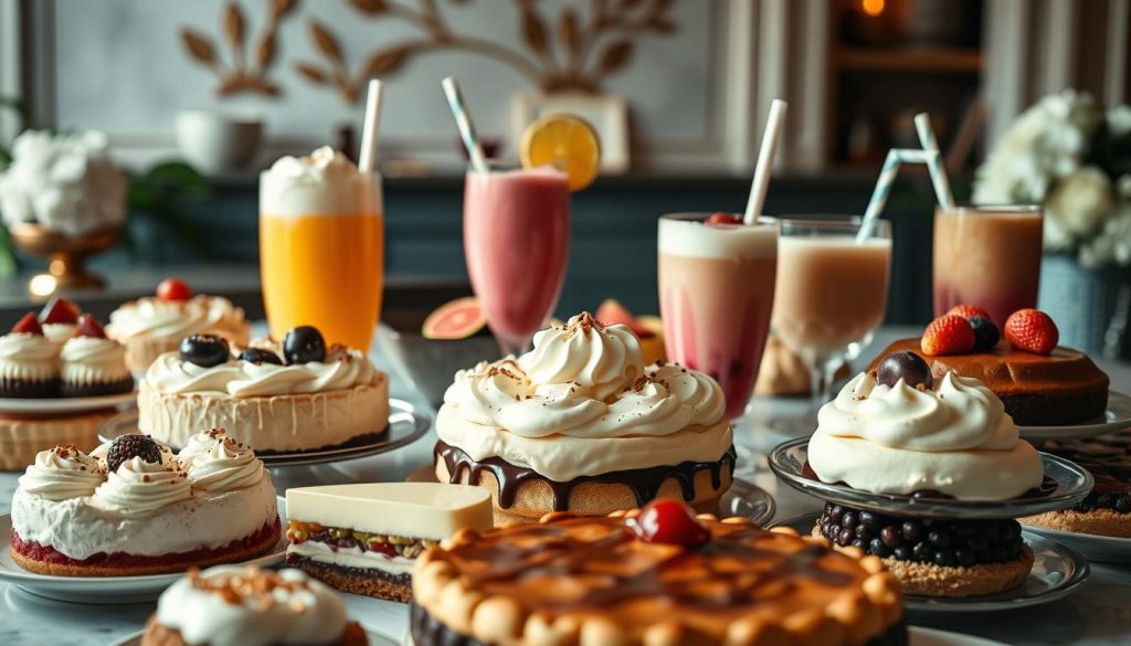 desserts and beverages