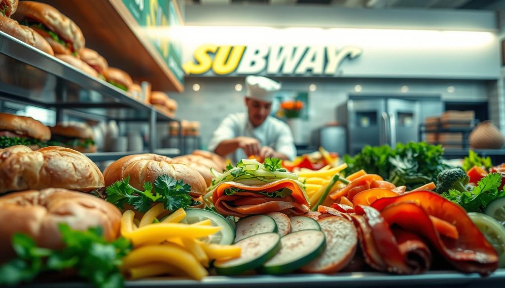 fresh subs and ingredients