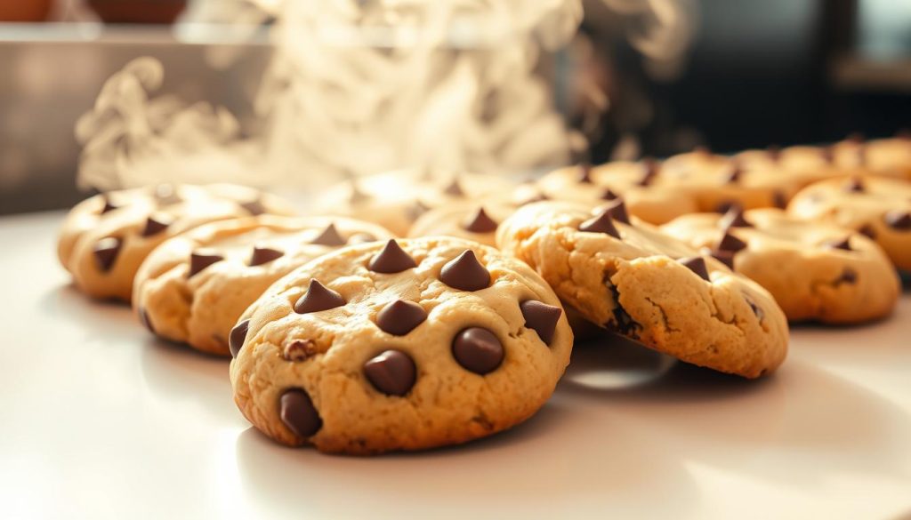 freshly baked subway cookies