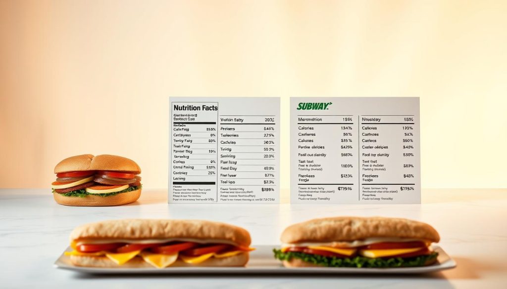 nutrition facts and pricing comparison