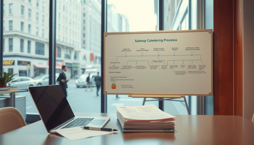 order subway catering process