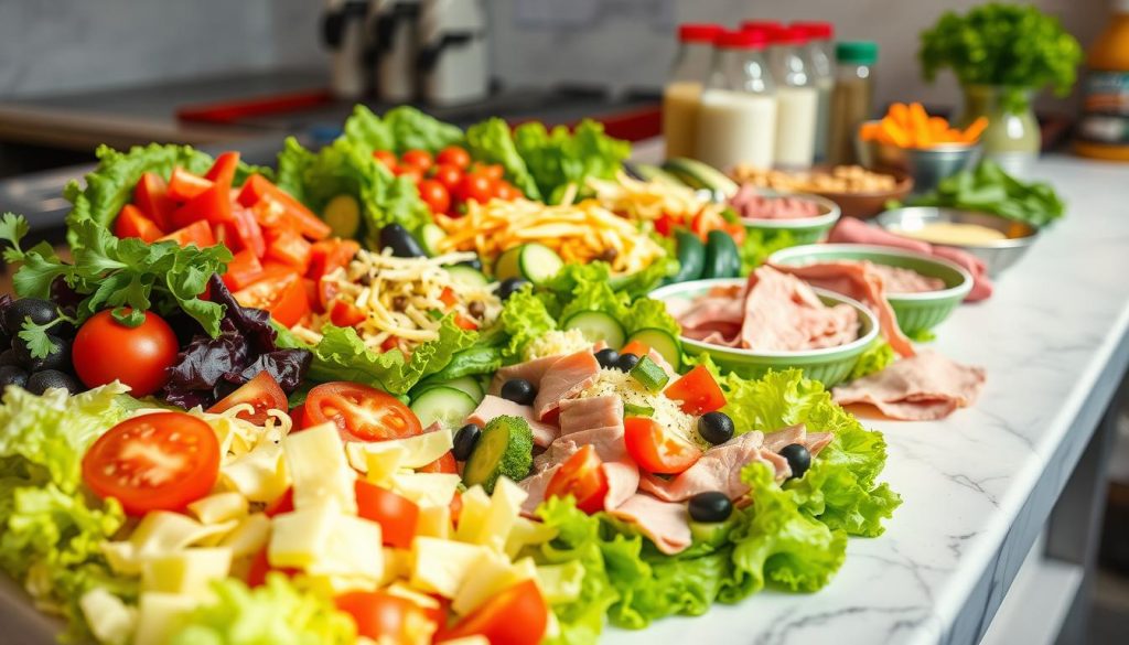 popular Subway salad selections
