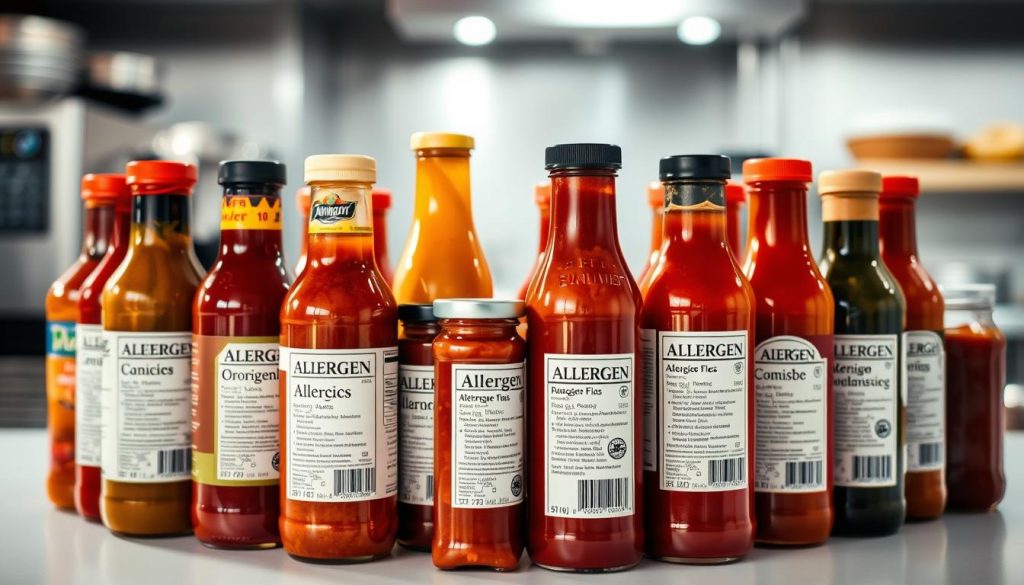sauce allergen warnings