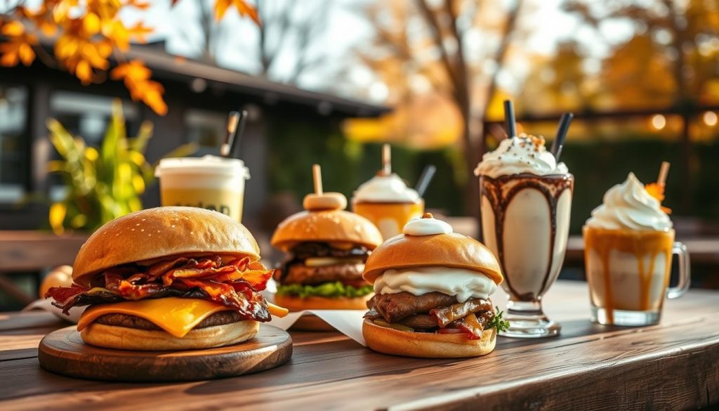 seasonal menu items