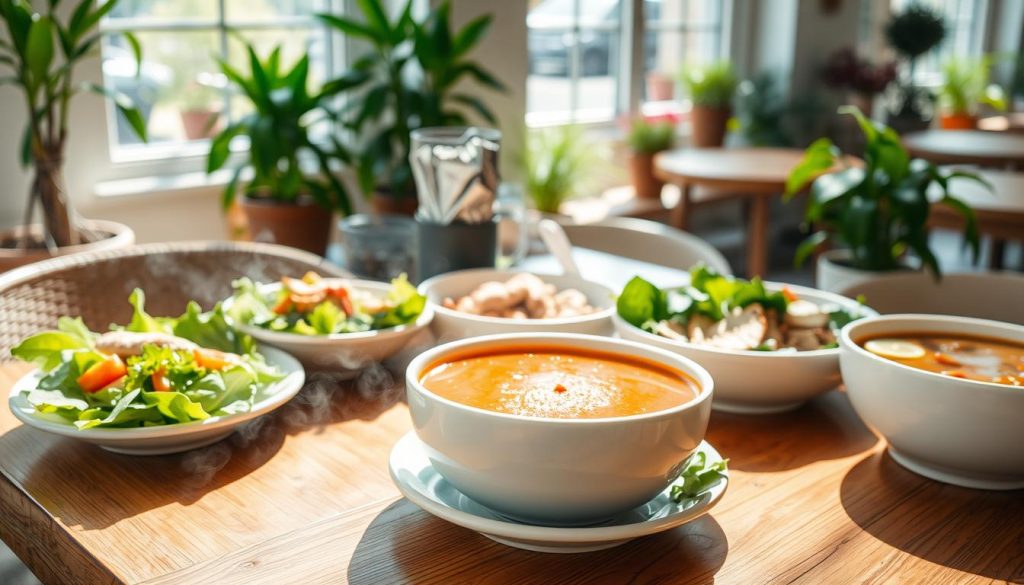 soups salads lighter options
